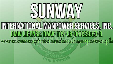Sunway International Manpower Services Inc.Official.
